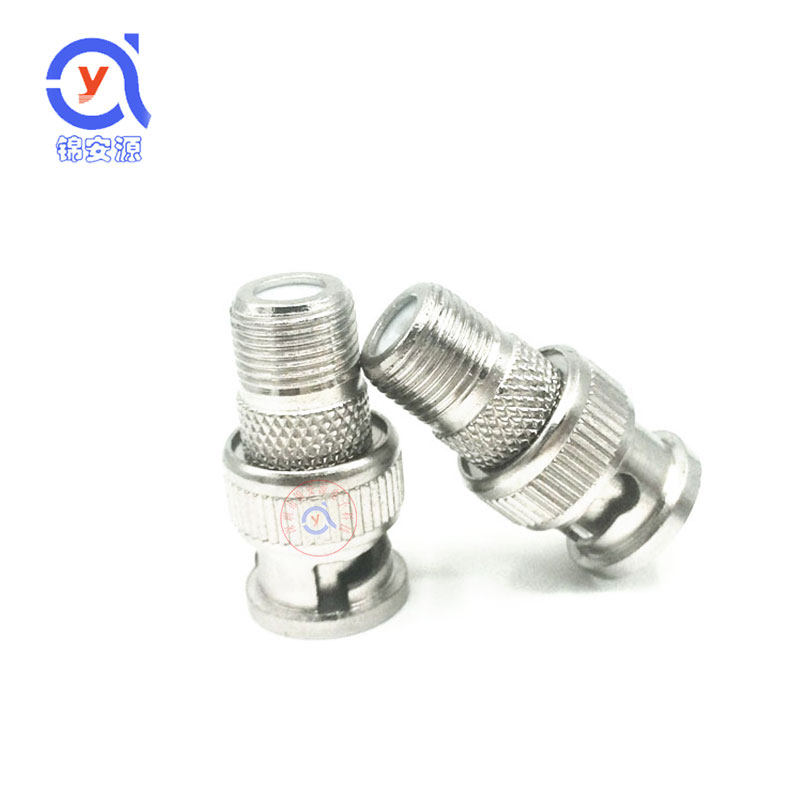 High-quality pure copper BNC male to F female Q9 head to F head external thread surveillance video accessories BNC F conversion connection