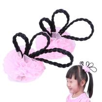 New childrens personality ethnic style twist wig braid baby princess flower hairclip top clip lace jewelry