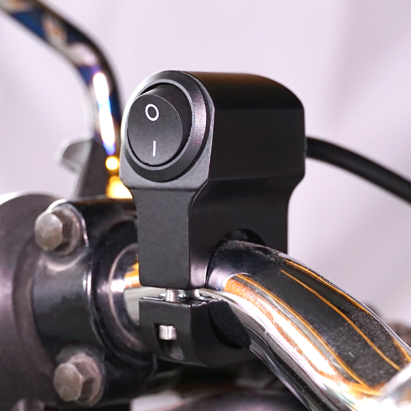 Speed Skyscraper LED Aluminum Alloy Switch Mores Living-room Light Power Cut Off Switch Gear Open Retrofitting Retrofitted Handlebar Switch