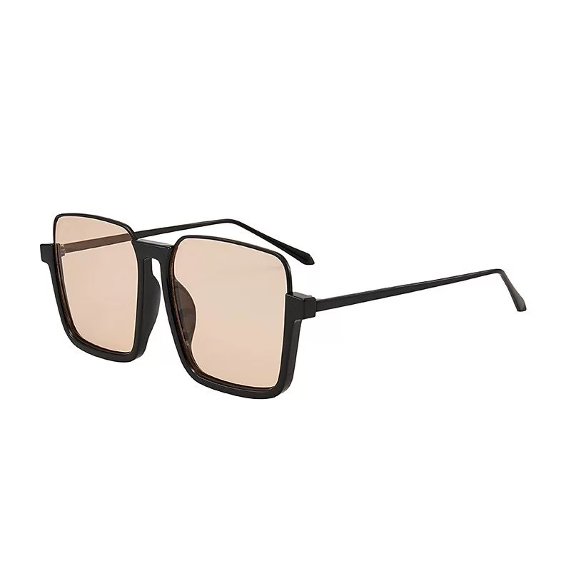 Retro square glasses solar-powered, internet celebrity