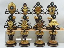 Pure copper eight auspicious ornaments eight auspicious treasures 8 inches Nepalese craftsmanship