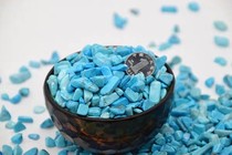 Seven Gemstones - Polished Turquoise - For Repairing Manza 100g