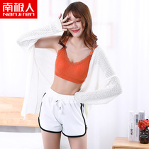 Antarctic underwear women without steel ring gathered on the bra girl student traceless beauty back vest sling bra