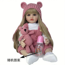 仿真婴儿娃娃新款60cm仿真婴儿重生娃娃全软胶洋娃娃玩偶大号