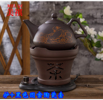 Electric Pottery Stove Cook Tea Machine Small Home Silent Steam Tea Stove Glass Pot Power Saving Small Power Ceramic Electric Heat Burning Kettle