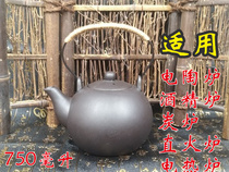 Ceramic Boiling Kettle Electric Pottery Stove Cooking Tea Ware Coarse Pottery Tiliang Outdoor Wood Carbon Clear Fire Large Kung-fu Electric Hot Mono Pottery Pot