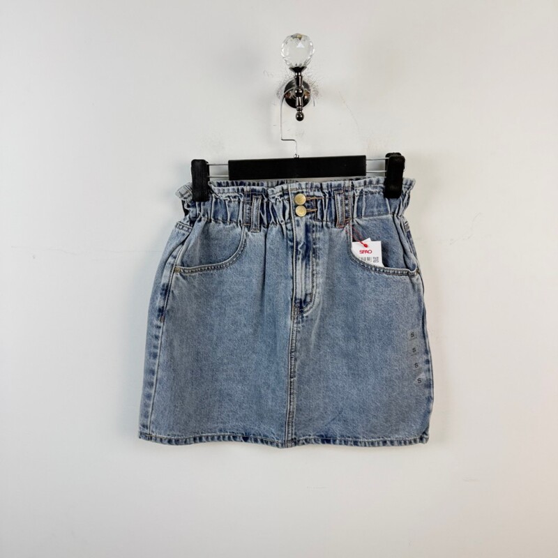 Spao Korean-Style Simple, Fashionable, Versatile Cotton Denim French-Style Skirt Spwjc23S22