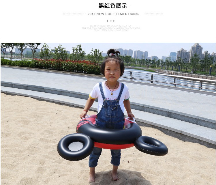 INS trẻ em hoạt hình nơ hồng Minnie bé bơi vòng lẻ quần lẻ vòng tay cầm vòng cứu sinh - Cao su nổi mua phao bơi cho bé