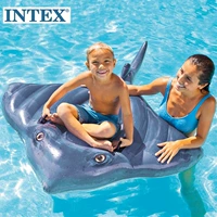 INTEX57550 câu mực thực tế cưỡi bé phao trẻ em chỗ ngồi vòng nước bơi động vật phao bơi