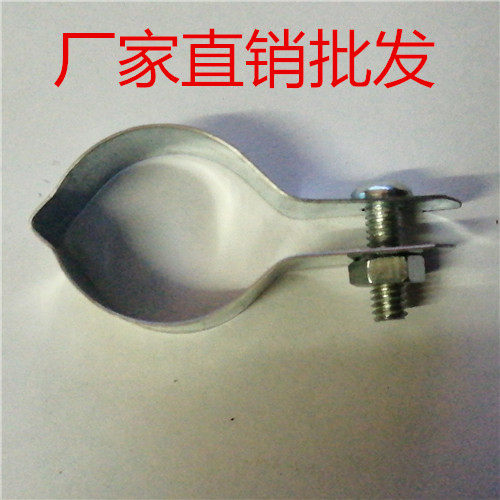 20 galvanized grounding card electrical rolling head galvanized pipe card JDG pipe clamp bridge special pipe card 4 minutes 6 minutes kbg pipe