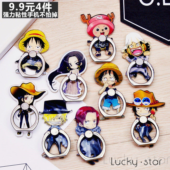 (9 9 4) One Piece Rufu Chopper lazy ring phone holder sticker cute cartoon sticker
