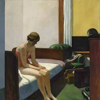 (United States) Edward Hopper painting watercolor oil painting electronic gallery high-definition picture material