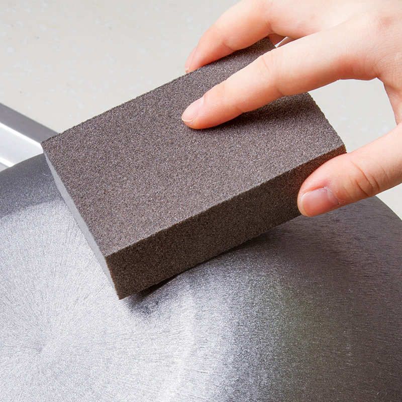 Wipe the pot artifact Emery sponge Wipe magic magic wipe scale remove stains Wipe the bottom of the pot cleaning sponge 1 pack