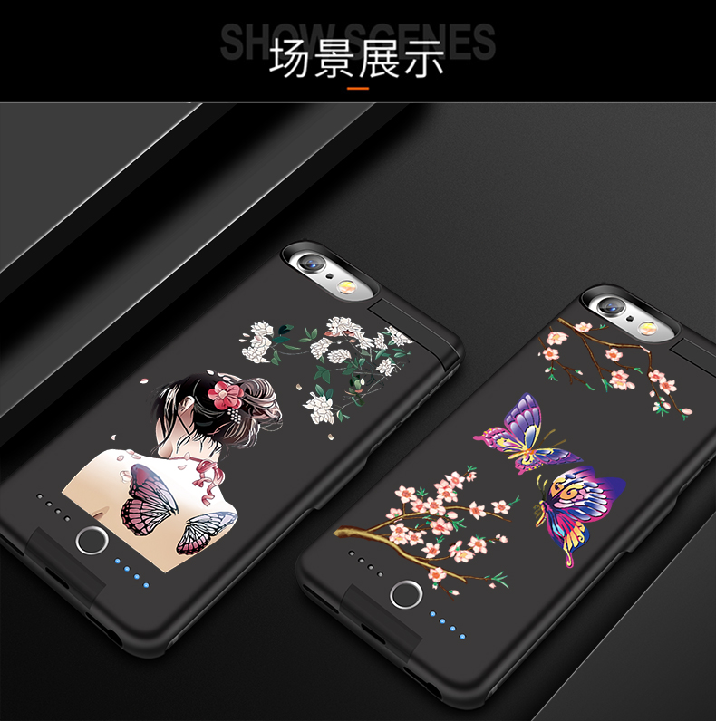 Táo Clip sạc Po iphone6 ​​7 8P pin 6splus di động điện thoại di động vỏ cá tính - Ngân hàng điện thoại di động pin sac du phong