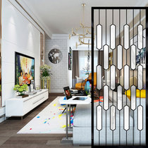 Nordic Minimalist Modern Screen Partition Wall Room Bedroom Living Room Entrance To Family Dining Genguan Glass Trim Home Customisation