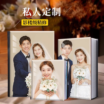 Crystal photo album customized wedding gauze photo book wedding photo studio photo album high-end refined production.