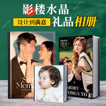 Photo studio photo album custom made crystal book high-end photo album baby souvenir album wedding dress wedding photo book