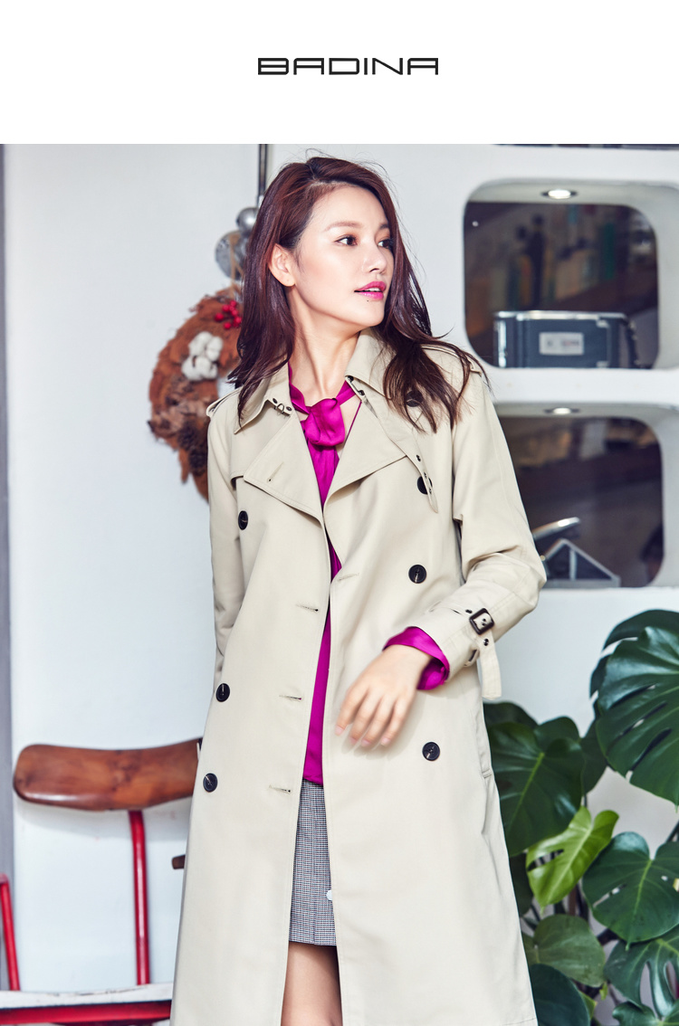 Trench pour femme en Coton - Ref 3227779 Image 9