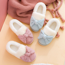 Moon shoes winter bag with velvet maternity shoes postpartum autumn and winter 11 months 12 soft bottom non-slip warm maternal slippers