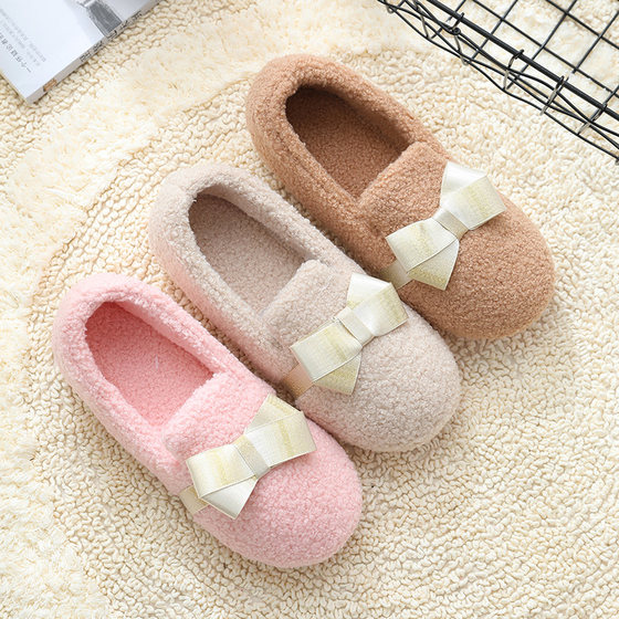 Confinement shoes spring and autumn postpartum bags with pregnant women autumn and winter soft-soled non-slip March 4 warm thick-soled maternity slippers