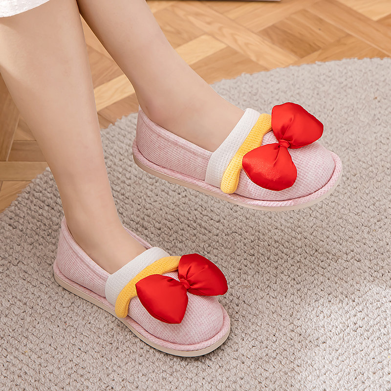 Moon Sub Shoes Summer Thin bag heel postpartum June 7 pregnant woman Spring-autumn non-slip thick bottom breathable summer Maternity slippers