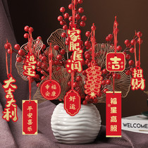 New creative DIY decorative pendant hot stamping New Years greeting card holiday card message hanging card gift box