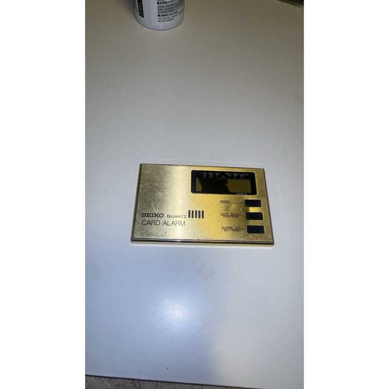 Negotiable Price Seiko/Seiko Card-Style Alarm Clock Negotiable Price Seiko/Seiko Card-Style Alarm Clock