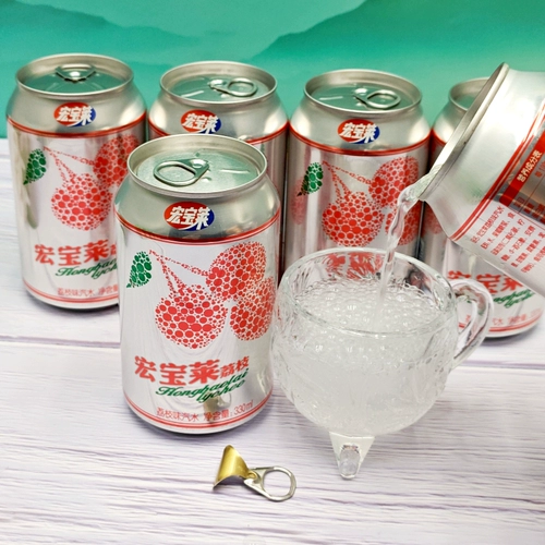 宏宝莱 Университетский напиток со вкусом личика 330 мл*6 бутылок Jilin Siping.
