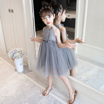 Girls  Dresses Summer Tutu Childrens Halter neck sling Princess skirt Summer seaside holiday skirt New childrens clothing