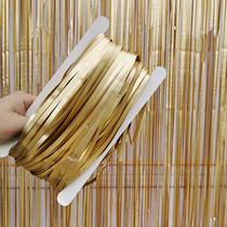 Birthday party dress up supplies Matt face metal rain curtain balloon background decoration wedding room decoration tassels