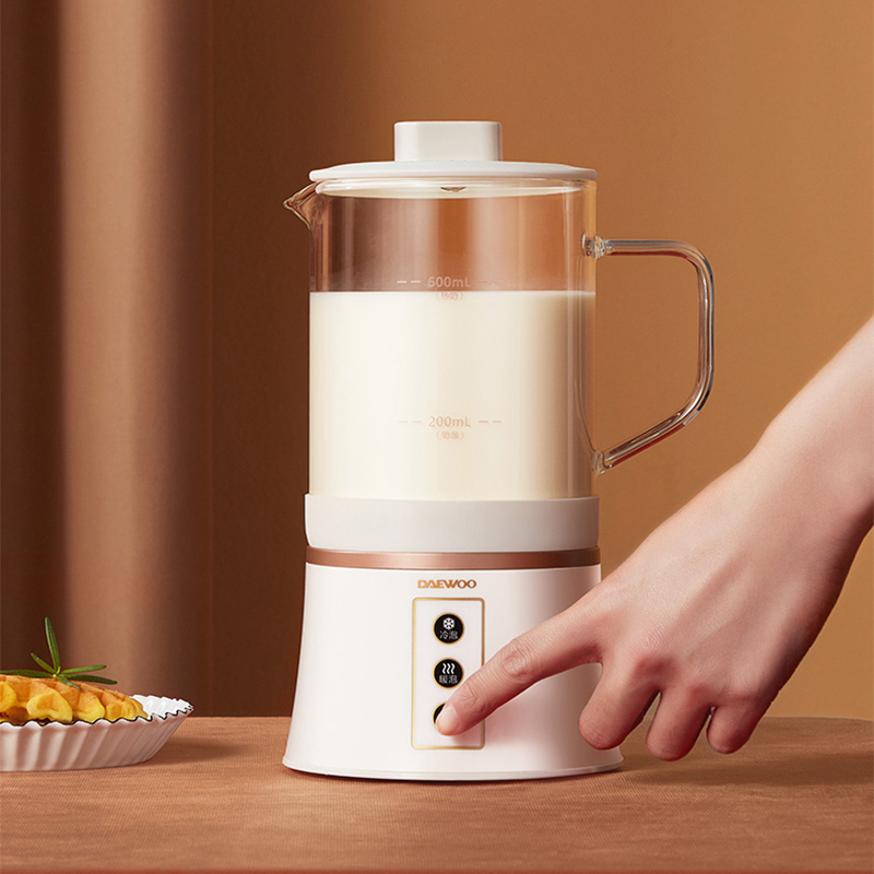 South Korean Daewoo Light Drinking Machine Home Electric Milk Dispenser Fully Automatic Hot Milk Coffee Milk Tea Whipped Cream Machine