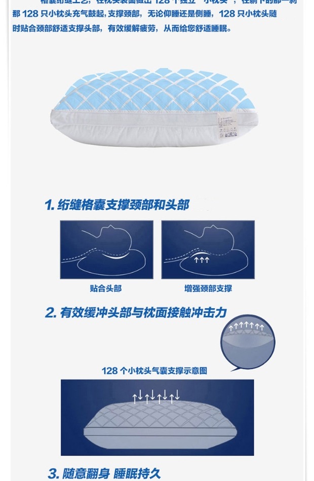 Gối lông nhung cotton có thể giặt gối cao co giãn ENWfcAWF - Gối gối tre