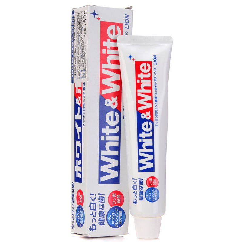 (Japanese imports) LION Lion King WHITEWHITE whitening toothpaste 150g bright white teeth