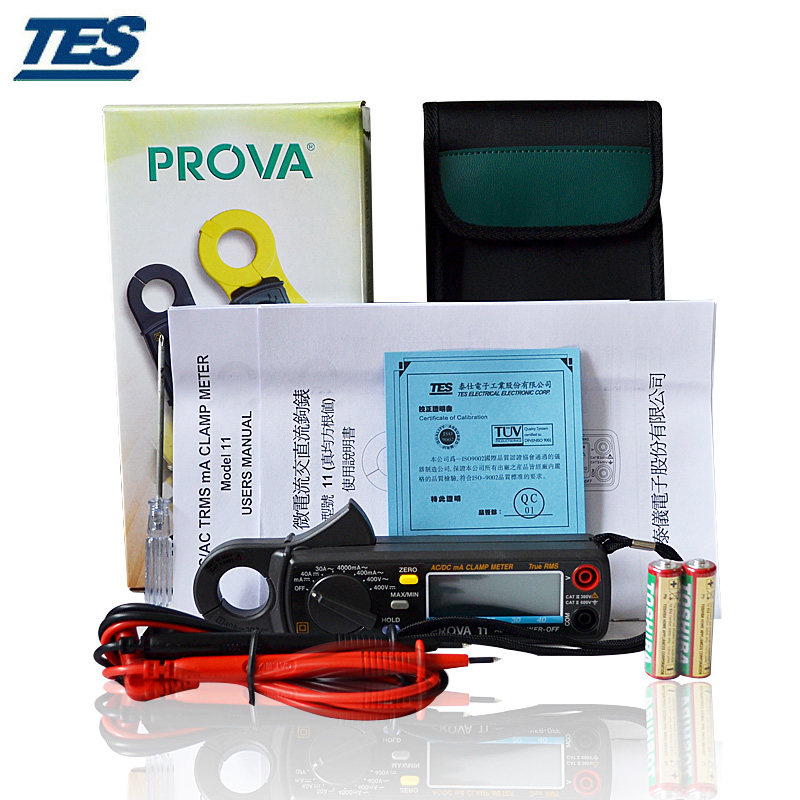 Taiwan Taissee PROVA-11 micro-current AC/DC hook gauge electrohook gauge pliers-shaped meter high precision pliers-shaped current gauge