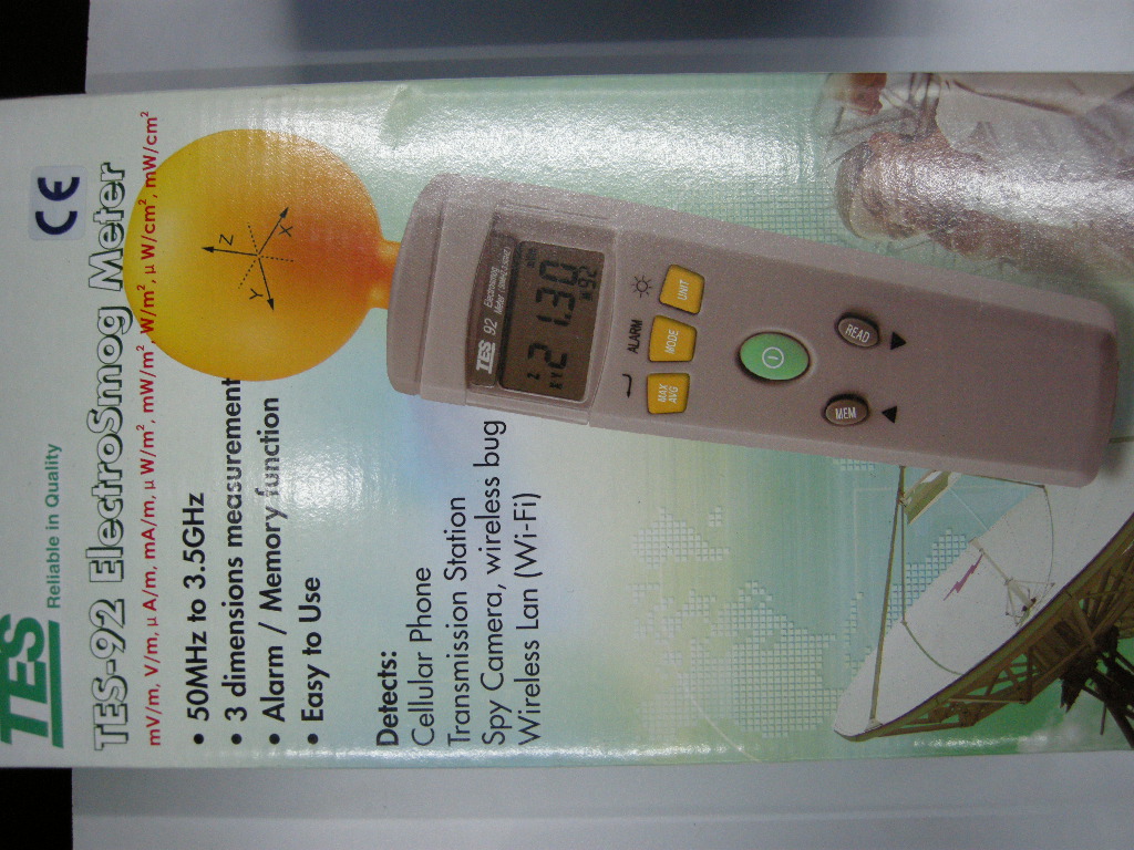 High-accuracy TES92 of high frequency electromagnetic wave tester for Taisee TES-92 electromagnetic radiation detector in Taiwan