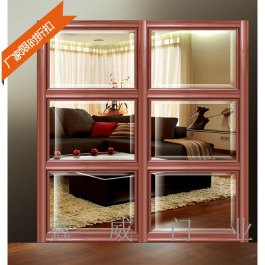 Hot sale aluminum magnesium alloy balcony kitchen sliding door partition Powder room glass folding door Fashion indoor mobile door