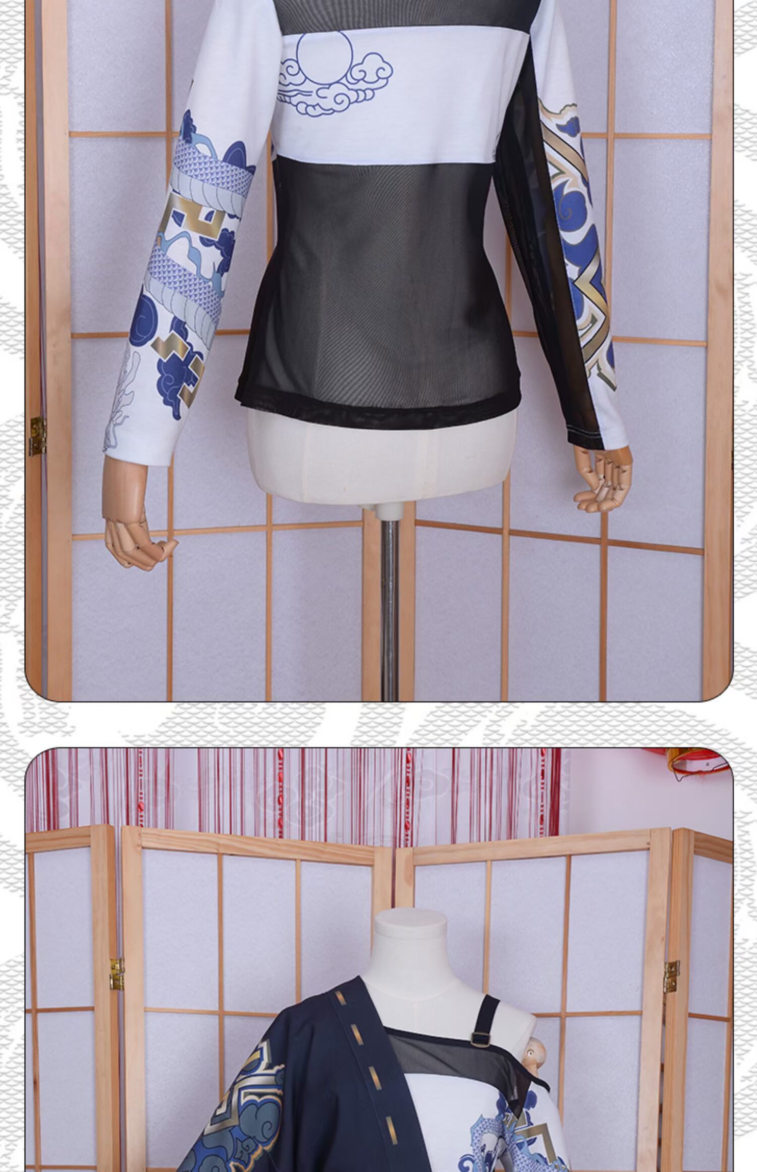 Ba điểm clothing Trang phục COS Shimada che giấu một nửa xung quanh váy áo thun nữ hàng ngày trang phục cosplay nữ cosplay pokemon