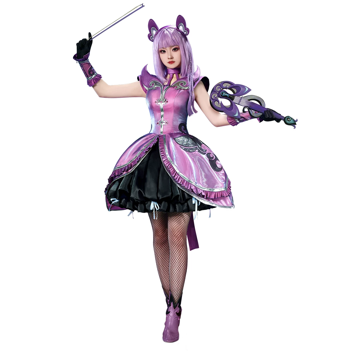 三分妄想 Balala Little Fairy Coswear Yan Lili Cosplay Cosplay Costume Women's Clothing Black Fairy