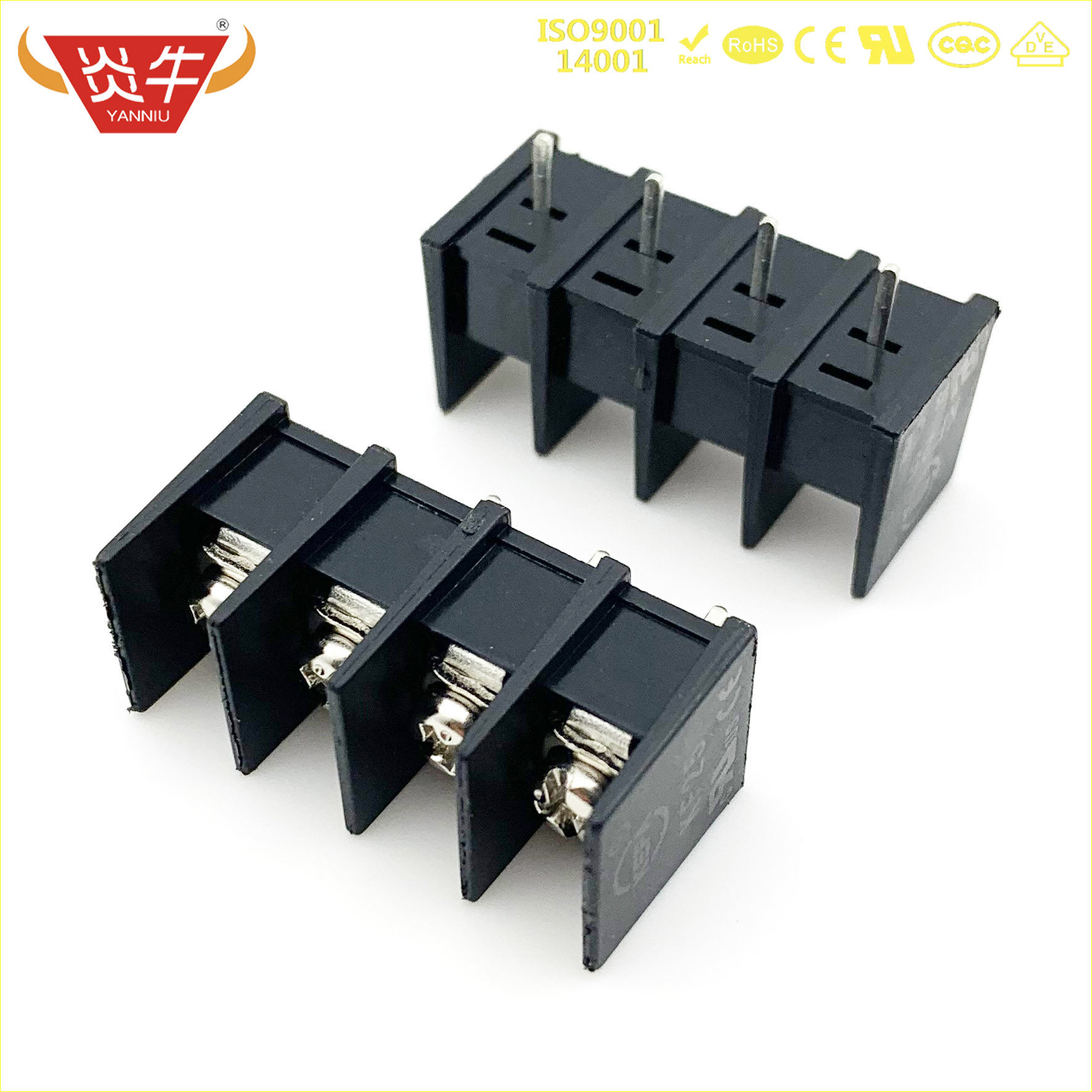 30A fenced PCB terminal block KF55C 10 0mm DG55C B high - positive connector plug-in