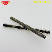 2 54mm patch double row pin (SMT) gold-plated 1u high temperature and environmental protection 2*40p with positioning column clamping cover