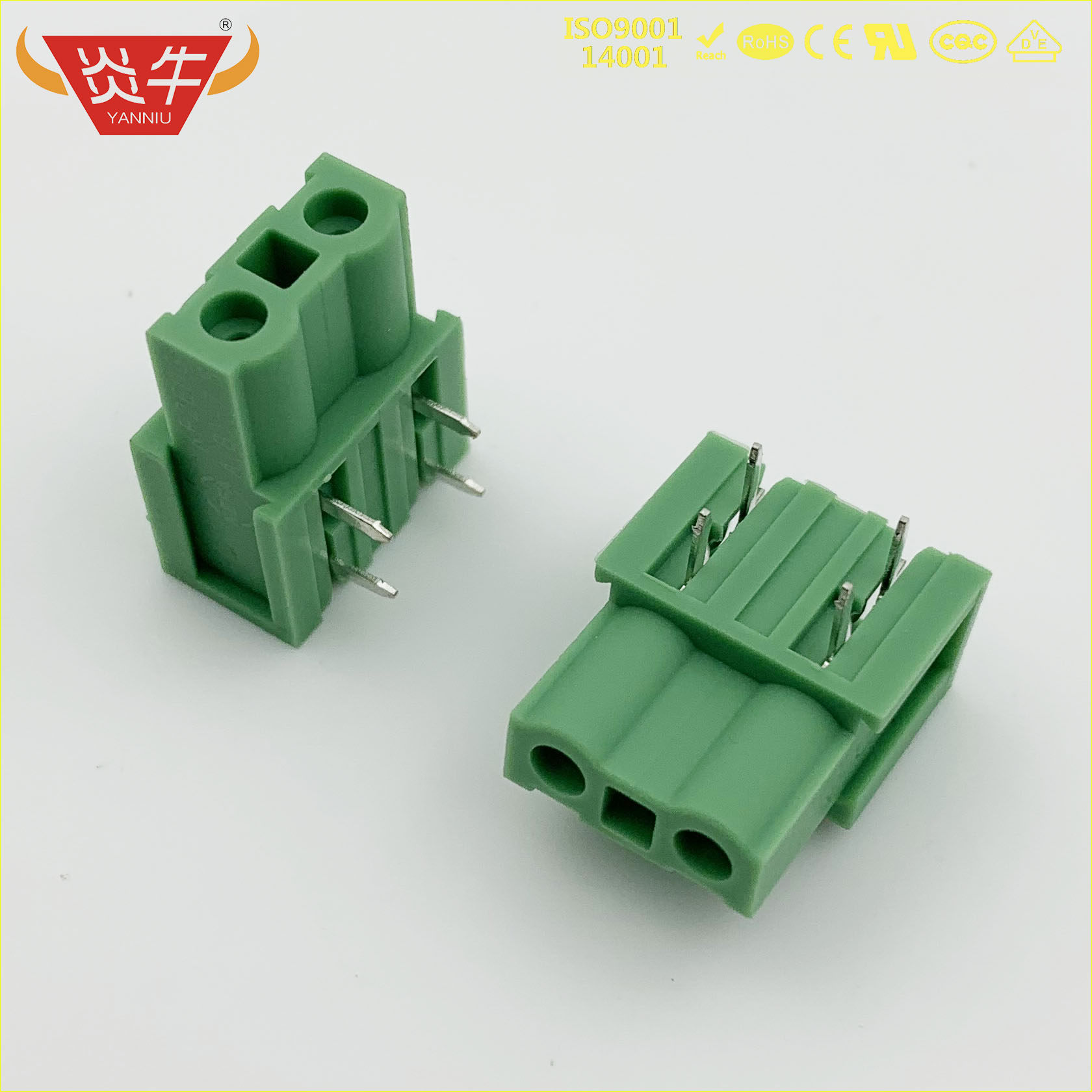 Plug-in PCB wiring end subtable KF2EDGA 7 62mm GIC 25 G connector plug-in Phoenix