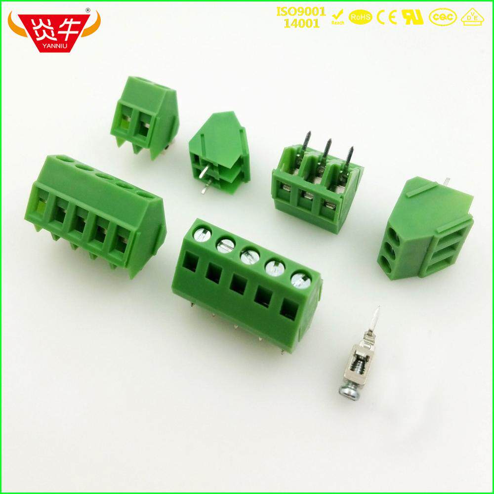 Bevel PCB wiring terminal DG103 KF103 5 0mm SMKDSP1 5 connector socket connector Phoenix
