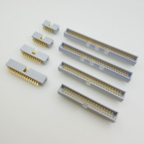 2 54mm Taiwan Zhengling Jingko Nextron straight pin simple Horn socket DC3 gold-plated 3U 10P-64P