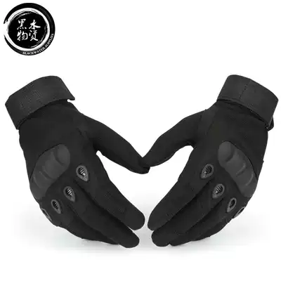 Outdoor autumn and winter military fans men's tactics all-finger riding self-defense special combat training special forces game CS wear-resistant gloves