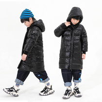 High quality down clothes male and female childrens clothing thickened warm white duck down CUHK Baby Free Wash Jacket Manufacturer Straight Hair Winter Clothing