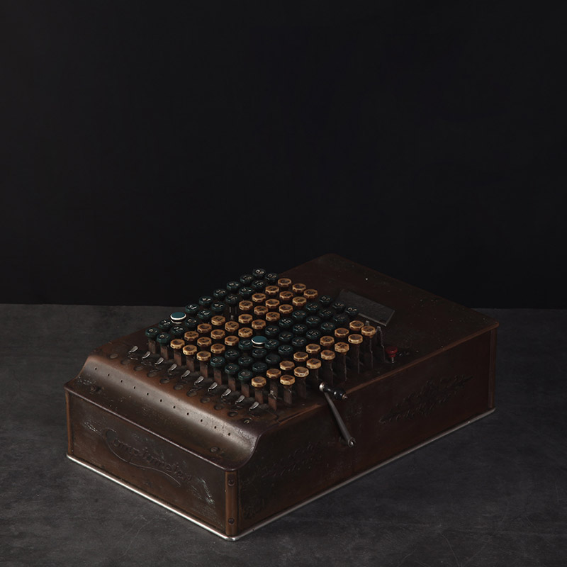 American 20s copper antique calculator vintage store display retro collection