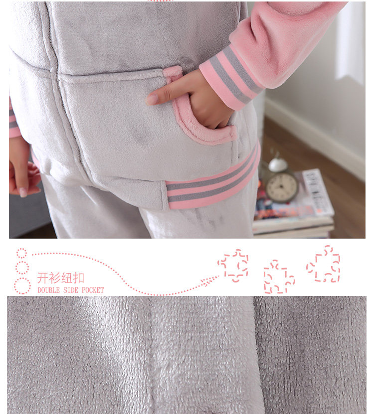 Pyjama mixte en Polyester Polyester  à manches longues - Ref 2988406 Image 22