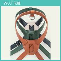 Dog Chest Braces Items Ring American Peedom Durable Leather Soft Comfort Waterproof Small Body Type Pets