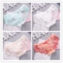 Thời trang Hoa thêu Bud Silk Sợi Sexy Phối cảnh Đồ lót Phụ nữ Thấp Eo Túi Hip Tóm tắt Hộp quà tặng Bao bì set quà tặng đồ lót lịch sự