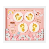 Детские отпечатки рук и ног, чернильная подушечка, сувенир, детская фоторамка для новорожденных, подарок на день рождения